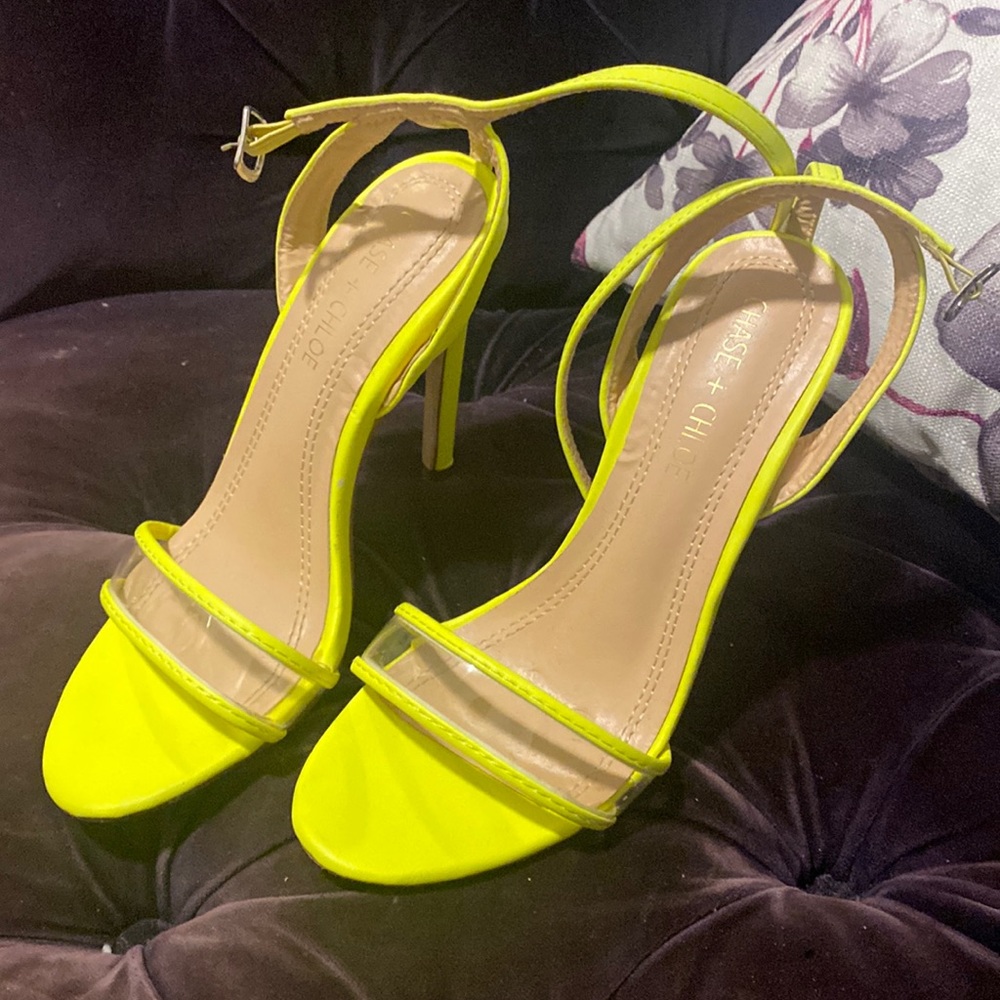semi high heel sandals